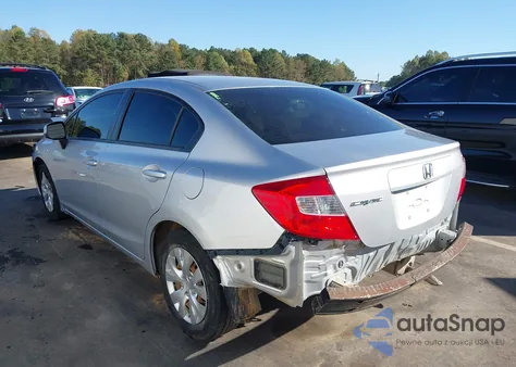 2012 Honda Civic Lx z USA, uszkodzony, nr VIN 19XFB2F59CE027583